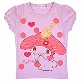 ハローキティ マイメロディ サンリオ SANRIO 半袖Tシャツ 子供用 コスパモデル fo-ht02 90cm マイメロ/ピンク