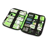 USB Organizer,Bubm Cable and USB Drive Shuttle Organizer Electronics Accessories Case-Dis Black [並行輸