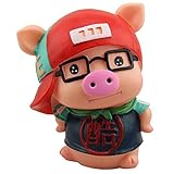 クリエイティブの保存のPig Piggy Bank Money Coin Bankホームインテリア装飾C