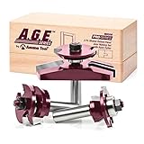 A.G.E. Series by Amana Tool MD508 Shaker Raised Panel Cabinet Door Making Carbide Tipped Router Bit 