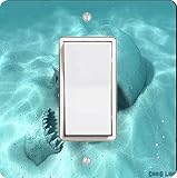 Rikki Knight Halloween Werewolf Sunken Skull Single Rocker Light Switch Plate [並行輸入品]