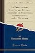 An Experimental Study of the Physical Chemistry of Anaesthesia in Relationship to Its Causation (Classic Reprint)