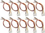 オーディオファン XHコネクタ 5Pin 端子 2.54mm ケーブル付き(約0.2m) 10点セット