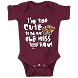 ミシシッピ州ブルドッグファン。Too Cute Onesie ( nb-18 m ) &幼児用Tシャツ( 2t - 4t )