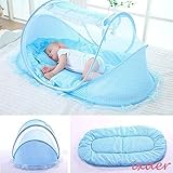 ixaer Lovelyポータブル折りたたみ夏Kids Crib Cradle Mosquito NetメッシュテントキャノピーMosquito Net for Kids Protable Foldi