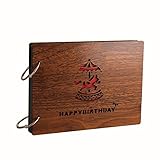 (チ-ンスン) Qingsun　木製フレームカバー 　写真アルバム 写真集 大容量 オシャレ 創造的DIY 　写真 記念 思い出　プレゼント