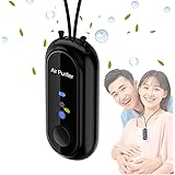 Lemonior 携帯用 空気清浄機 小型 首掛け 携帯型 ポータブル 充電式 8000-12000W 2段階マイナスイオン 空間除菌機 ミニ 超軽量 静音 花粉 PM2.5 除菌 脱臭 タバコ 対策 除菌機 ポータブル空気清浄機 usb 静音 部屋
