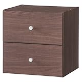 引出し付 キューブボックス DCM－CBX3535H DK ダーク