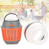 Yosoo モスキートキラーライト 蚊よけ器 蚊 虫除け 蚊取り 日光蚊キラーランプナイトライト ペストキラーランプ 電気 捕虫器 IP67防水 LED 屋外 持ち運び簡単 無毒 安全(ソーラーパネル