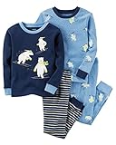 カーターズ Carter's 正規品 2017新作 長袖 コットン,パジャマ2セット☆クマさんスキー☆ 3T(90-100cm)