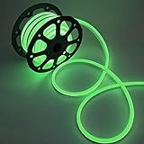 WYZworksグリーン柔軟な防水ソフトシングルサイドLEDネオンロープライトストリップバー Green 50FT LED-FLEX-1SD-GRN-50FT