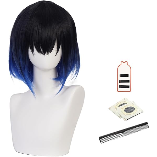 Amazon.co.jp: sakuracos 伊黒小芭内 コスプレウィッグ : ホビー