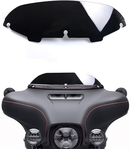 TAOUS71 Heavy Duty Fairing Brackets – Harley Batwing Touring 1996-2013 – Black Steel
