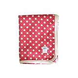 ドットガーゼ 授乳ブランケット　レッド