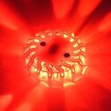 充電式LED警告灯・オレンジ発光・9パターン発光/5セット（マグネット・充電器付）