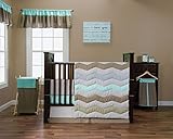 Trend Lab Baby Crib Bedding Set, 6 pc. - Cocoa Mint (2 pack) by Trend Lab [並行輸入品]