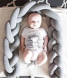 NEW! レイシークラシック（Lacey Classic) ベビーベッドガード サイドガード ノットクッション抱き枕 赤ちゃんベッドバンパー ソファークッション 結び目 ロング 部屋飾り 撮影小物 モ