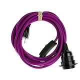 Swag Light - Hanging Pendant Light Cord Kit by Color Cord Company - Choose from multiple colors - Da