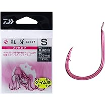 Amazon | ダイワ(DAIWA) 紅牙フックKP(ケイムラピンク) グレ10号