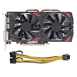 RX 580 グラフィックス カード 8GB GDDR5 ゲーミング グラフィックス カード 256BIT RX 580 グラフィックス カード デュアル ファン付き DVI DP HDML プラグ アンド プレイ