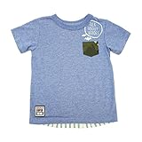 【SiShuNon/FARM】蓄光バッドTシャツ ファーム キッズ 蓄光 光る バッドストライプ 半袖Tシャツ 120 4 ネイビー