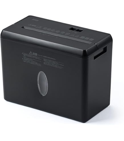 Amazon | ナカバヤシ シュレッダー 家庭用 卓上 電動 CD・DVD クロス