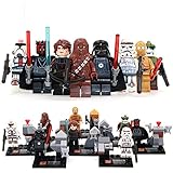 8pcs / lot Star Wars Lord Darth VaderソールSkywalker Chewbacca c3poクローンStorm Trooper withライトセーバーミニフィギュア
