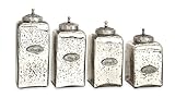 IMAX社は84767から4番号付き蓋でマーキュリーガラスジャー - 4種セット