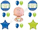 Little DudeベビーシャワーBalloons Decoration Supplies 1st Birthday Boy Western