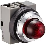 IDEC φ25 TWSシリーズ パイロットライト 丸形 白熱球照光 AC/DC24V APS133NR