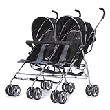 Dream On Me Twin Stroller, Dark Grey by Dream On Me