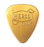 Jim Dunlop　ギターピック　Herco ハーコ　ヴィンテージ　ナイロンピック Bold Gold (Light) HEV210P