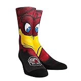 NCAA South Carolina Fighting軍鶏アスレチッククルーソックス レッド