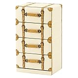 【送料無料】　【収納家具】　チェスターシリーズ　チェスト　4段　スリム