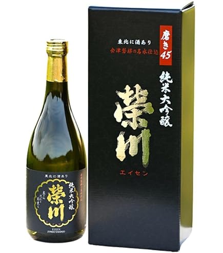 Amazon.co.jp: (福島県の地酒)【2本セット】1800ml 栄川 純米酒 箱無