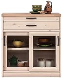 食器棚80cm幅ロータイプ March YN-MAR-K800L