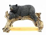 ブラックBear Loungingトイレペーパーホルダー装飾キャビンDecor by Marco