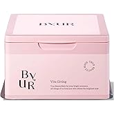 ByUR（バイユア） フェイスパック シートマスク フェイスマスク 大容量タイプ 30枚 毛穴 くすみ デイリー アクアセラムマスク (ビタギビング)