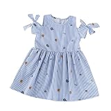 Vmasterstroke 夏 女の子 ワンピース　かわいい ガールズ ドレス　子供服　日常用　普段着　カジュアル (130)