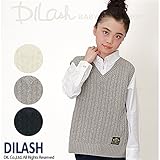 (ディラッシュ) DILASHニットベスト/春 ベスト 100 オフホワイト