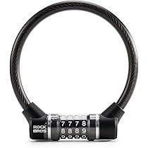 Amazon.co.jp: ROCKBROS(ロックブロス)自転車 鍵 ワイヤーロック