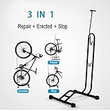 teraysun多機能L形状バイク自転車床駐車場ラックストレージスタンド