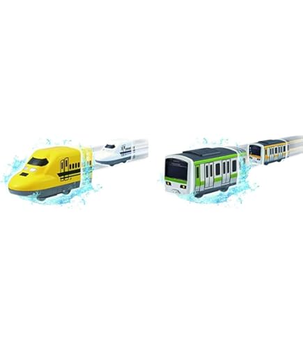 Amazon.co.jp: おふろDEミニカー N700系新幹線とE6系新幹線