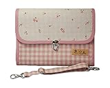 ラブリーリリー(Lovely Lily) 手作り母子手帳ケース L ジャバラタイプ 2人分収納可能 小花柄 ピンク JB9001LPK