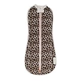 The Original Woombie Baby Cocoon Swaddle (Newborn (5-13 lbs), Brown Giraffe) by Woombie