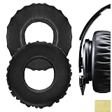 Geekriaイヤーパッド 互換性 パッド ソニー Sony MDR-XB1000 ヘッドホンに対応 イヤパッド/イヤークッション/イヤーカップ (プロテインレザー/ブラック)