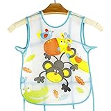 Sannysis Translucent Soft Plastic EVA Waterproof Baby Child Bibs by Sannysis