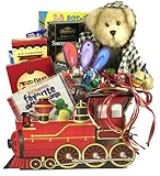 Gift Basket Drop Shipping AlAb All Aboard, Train Basket for Kids