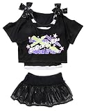 SUPER LOVERS 女の子用セパレート水着4点セット sw1868 SS(140cm) ホワイト