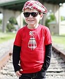 ラゲッドバッツ ハンタープレイド・ネクタイ・Tシャツ ラッフルバッツ 男の子 長袖Tシャツ 男の子Tシャツ 2T